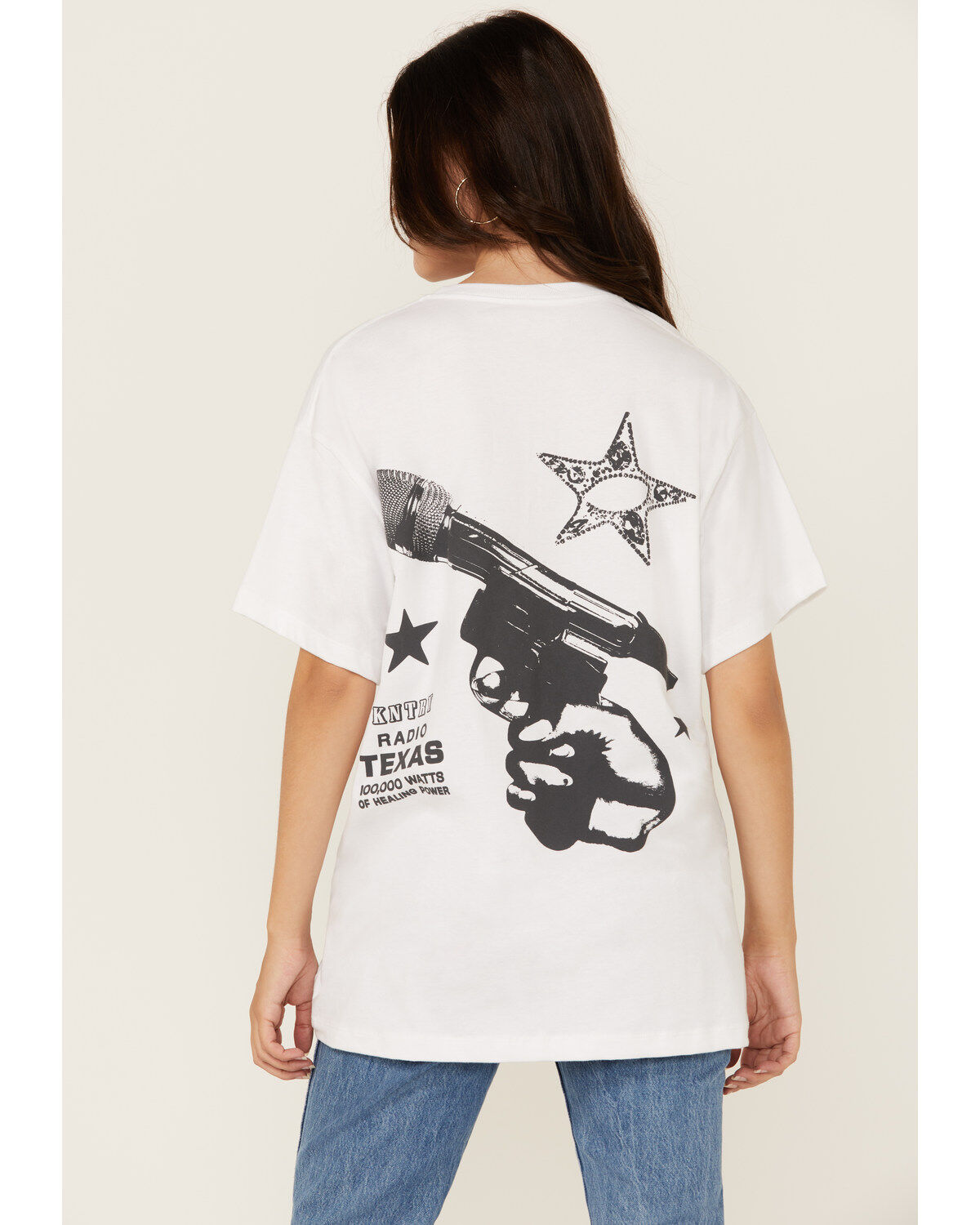 Image #2 - Beyoncé Women's Cowboy Carter Act II Short Sleeve Graphic Tee, White, hi-res