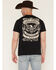 Image #1 - Cody James Men's Freedom America 250 Short Sleeve Graphic T-Shirt, Black, hi-res