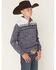 Image #2 - Hooey Boys' Stevie Colorblock Quarter Snap Pullover, Navy, hi-res