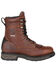 Georgia Boot Men's Carbo-Tec LT Waterproof Lacer Work Boots - Soft Toe, Brown, hi-res