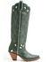 Image #2 - Besita Women's The Sunny Inlay Tall Western Boots - Snip Toe, Green, hi-res