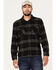 Brixton Men's Bowery Plaid Print Long Sleeve Button-Down Flannel Shirt, Black, hi-res