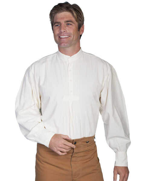 Image #1 - Wahmaker by Scully Pleated Front Puffed Sleeve Shirt, , hi-res