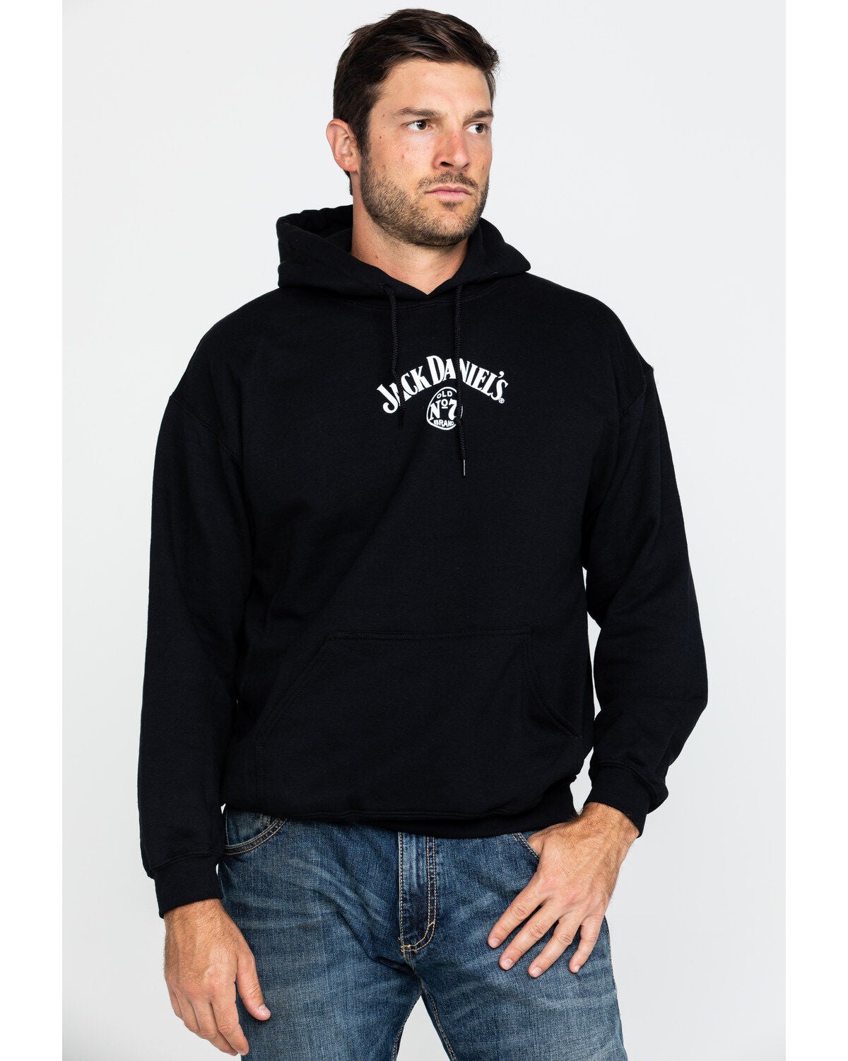 Image #1 - Jack Daniel's Men's Logo Hooded Sweatshirt , , hi-res
