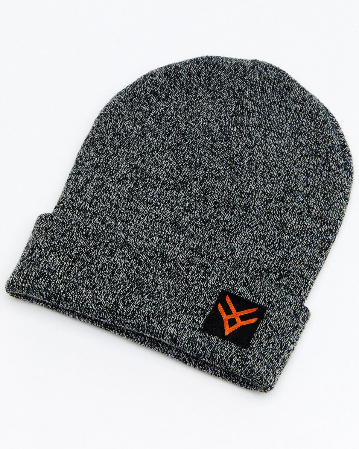 Hawx&reg; Logo Patch Beanie, Charcoal, hi-res