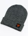 Image #1 - Hawx® Logo Patch Beanie, Charcoal, hi-res