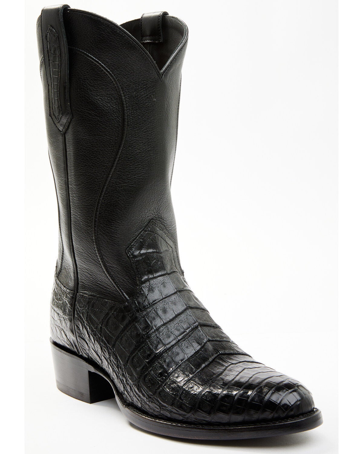 Cody James Black 1978&reg; Men's Chapman Exotic Caiman Belly Western Boots - Round Toe, Black, hi-res