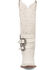 Image #5 - Dingo Women's Buck Wild Suede Tall Western Boots - Round Toe, White, hi-res