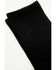 Image #2 - Boot Barn Basic 3-Pack Crew Socks, Black, hi-res