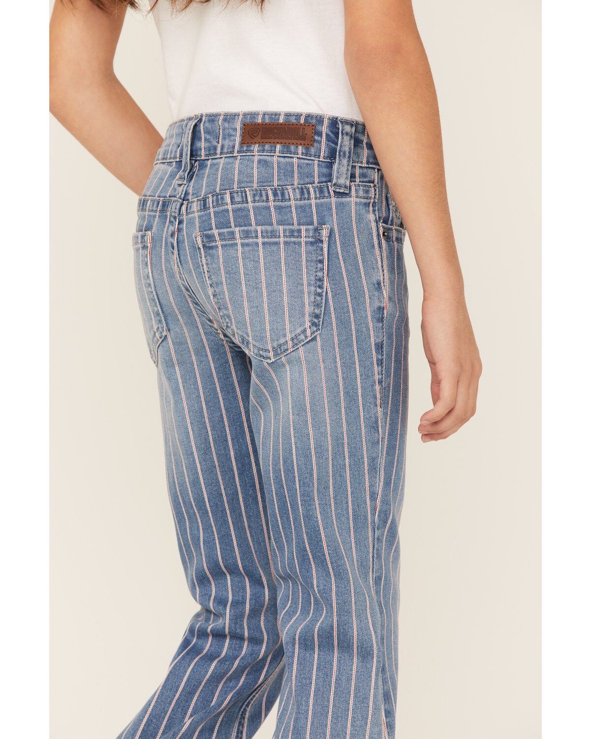 Rock \u0026 Roll Denim Girls' Striped Medium Wash Trouser Bootcut Jeans | Boot  Barn