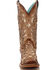 Image #5 - Corral Women's Orix Glitter Inlay & Studded Western Boots - Square Toe, Brown, hi-res