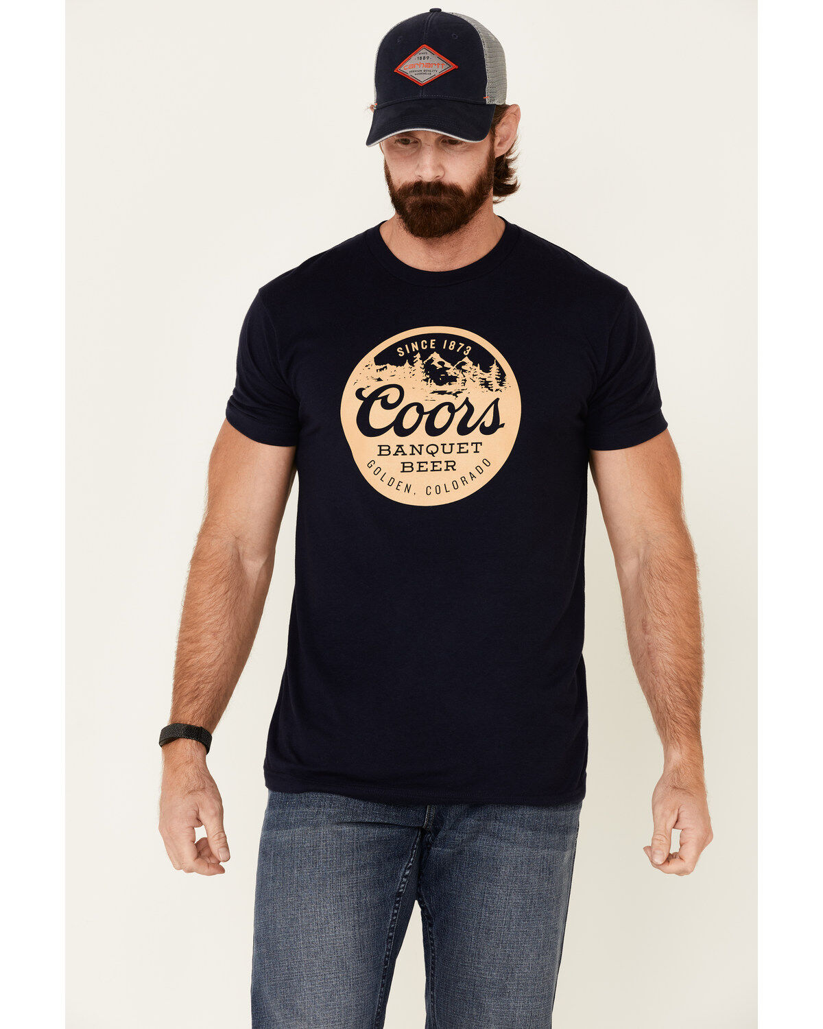 Image #2 - Brew City Beer Gear Men's Coors Circle Logo Graphic T-Shirt, , hi-res