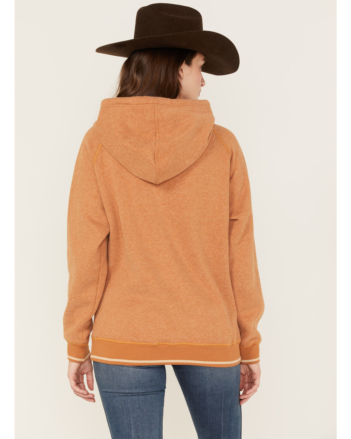 Image #4 - Kimes Ranch Women's Two Scoops Logo Pullover Fleece Hoodie, Rust Copper, hi-res