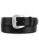 Image #1 - Tony Lama Men's Ostrich Embossed Leather Belt, Black, hi-res