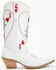 Image #2 - Dingo Women's Queen A Hearts Western Boots - Snip Toe, White, hi-res