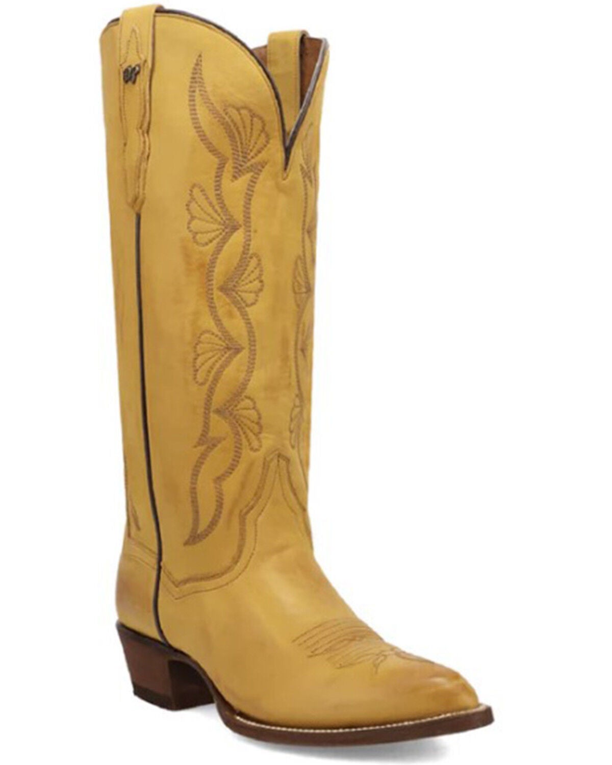 Dan Post Women's Sunrise Canyon Western Boots - Round Toe, Mustard, hi-res