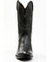 Image #4 - Lucchese Men's Cowhide Western Boots - Round Toe, Black, hi-res