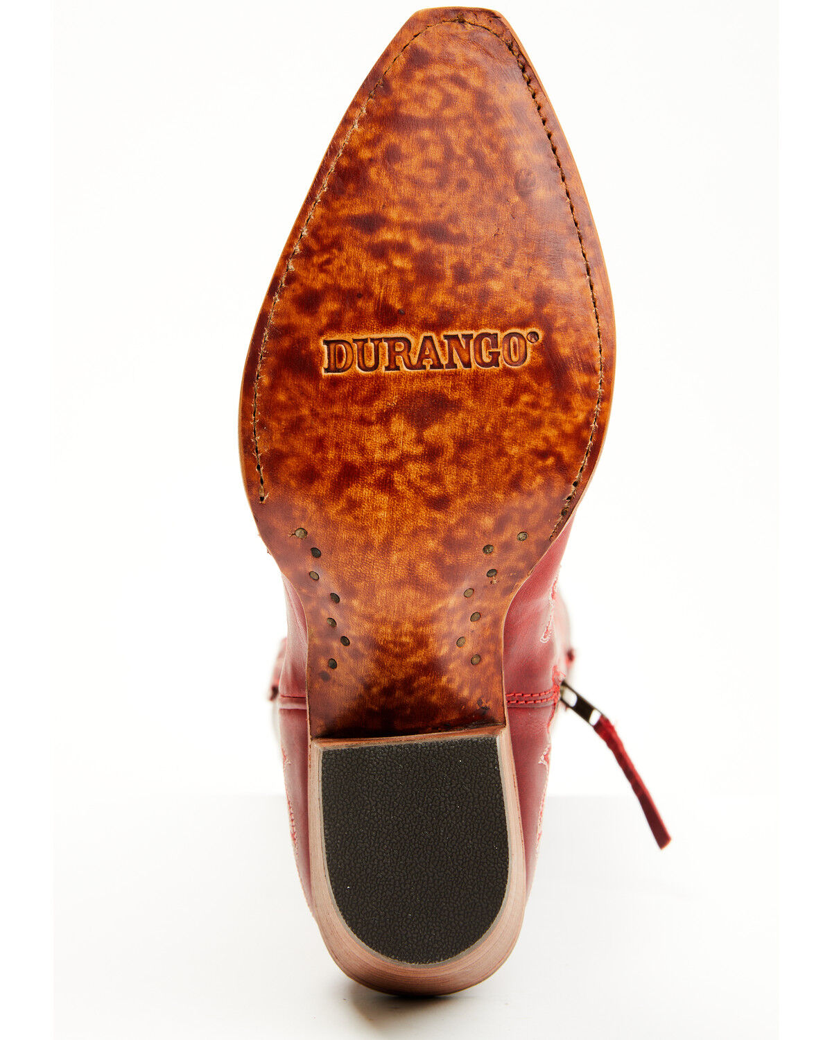 Image #7 - Durango Women's Crush Tall Western Boots - Snip Toe, Red, hi-res