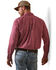 Image #4 - Ariat Men's Indiana Plaid Print Long Sleeve Button-Down Performance Western Shirt, Red, hi-res