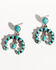 Image #3 - Paige Wallace Women's Turquoise Naja Earrings, Silver, hi-res
