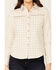 Image #2 - Shyanne Women's Plaid Print Long Sleeve Button-Down Shirt, Ivory, hi-res