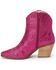 Image #3 - Matisse Women's Harlow Western Fashion Booties - Snip Toe, Hot Pink, hi-res