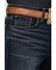 Image #2 - Blue Ranchwear Men's Bandera Wash Bronson Slim Straight Stretch Denim Jeans, Dark Wash, hi-res