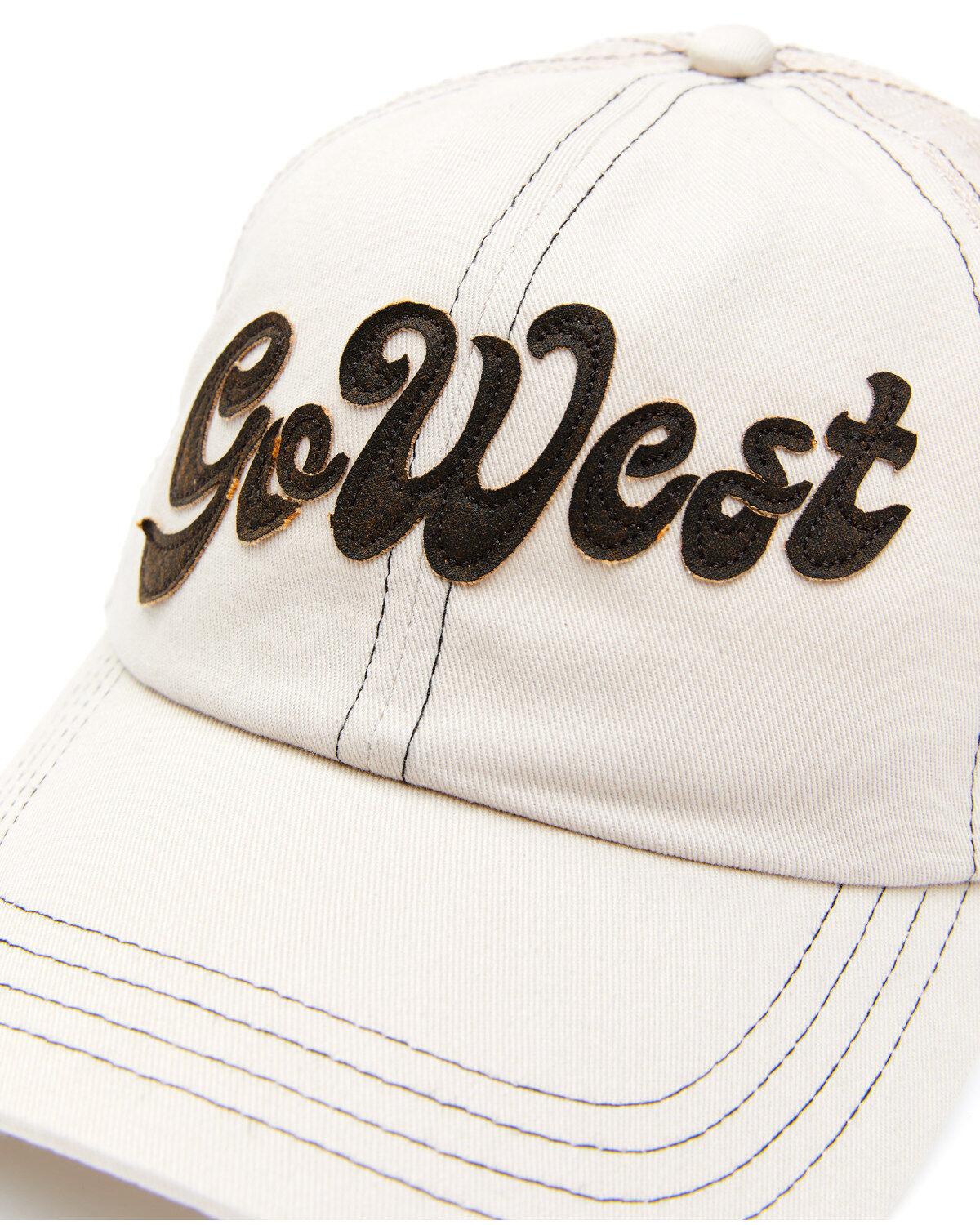 Image #2 - Shyanne Women's Go West Embroidered Mesh-Back Ball Cap, Cream, hi-res