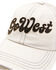 Image #2 - Shyanne Women's Go West Embroidered Mesh-Back Ball Cap, Cream, hi-res