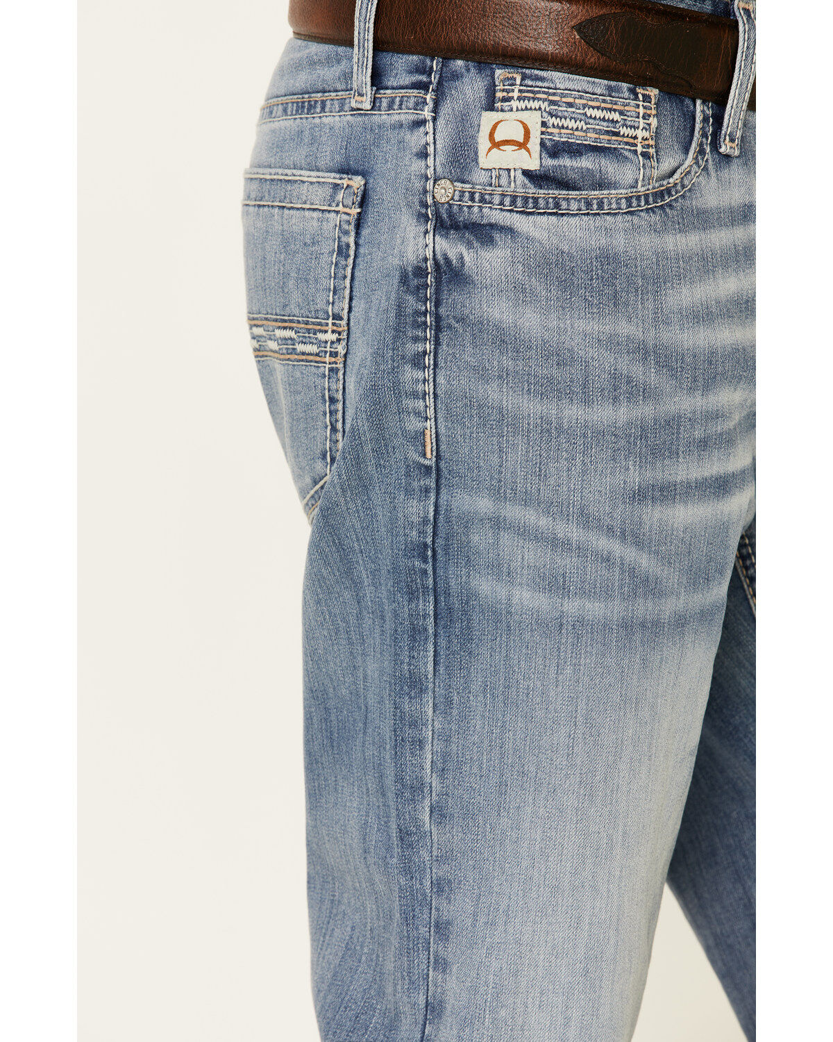 Image #5 - Cinch Men's Grant Light Stone Performance Stretch Relaxed Bootcut Jeans, , hi-res