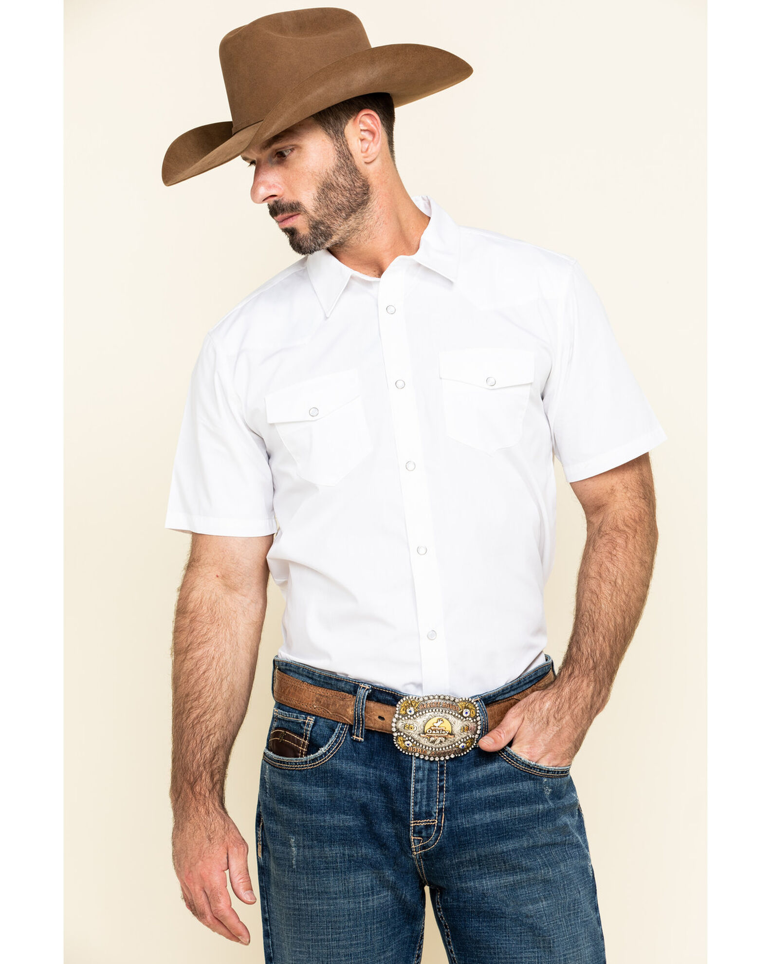 Mens short sleeve western dress shirts online
