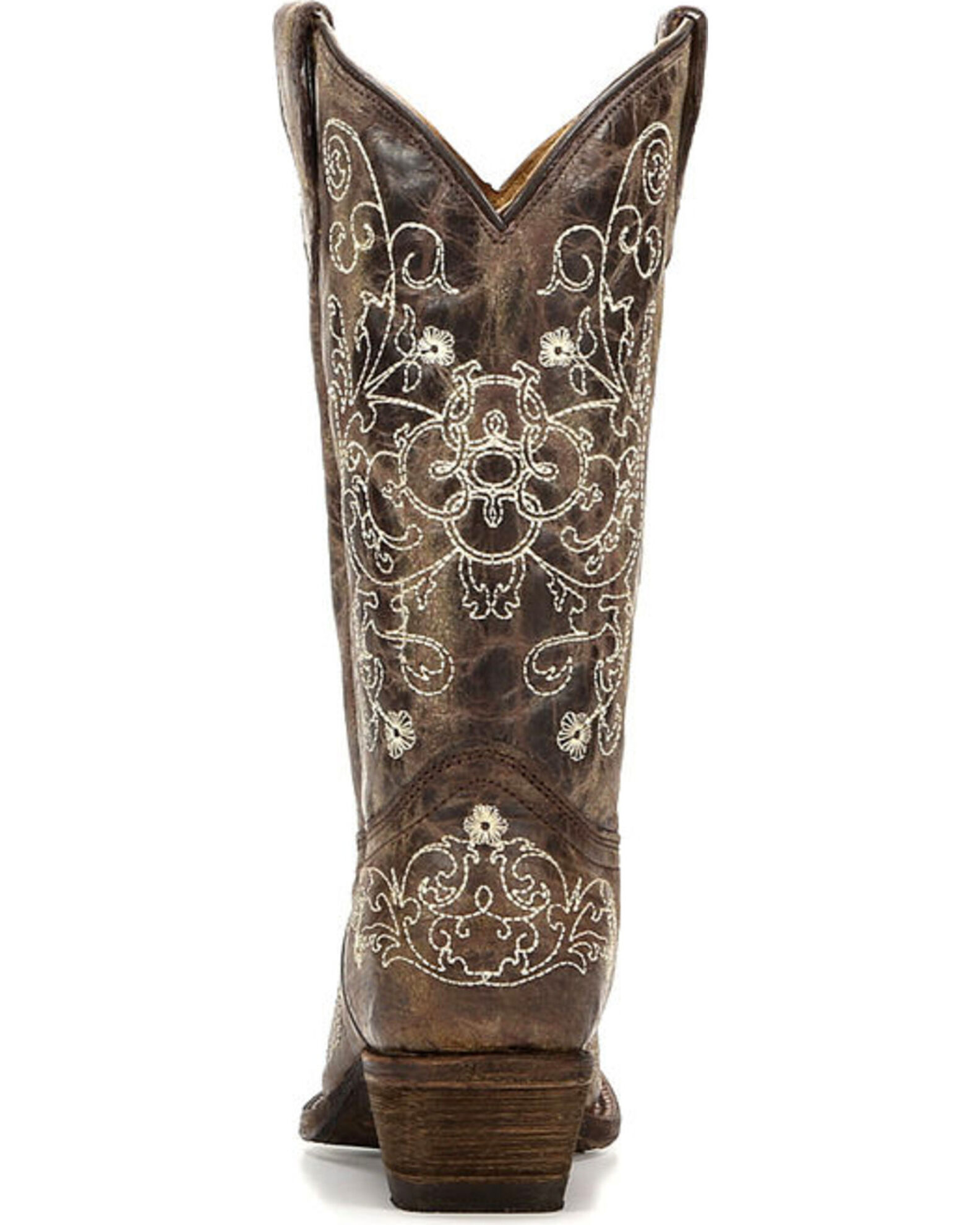 Corral Youth Embroidered Snip Toe Western Boots | Boot Barn