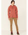 Image #2 - Ariat Women's Marsala Attain Thermal Zip-Front Hoodie, Burgundy, hi-res