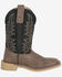Image #2 - Smoky Mountain Little Boys' Adobe Western Boots - Broad Square Toe, Black, hi-res