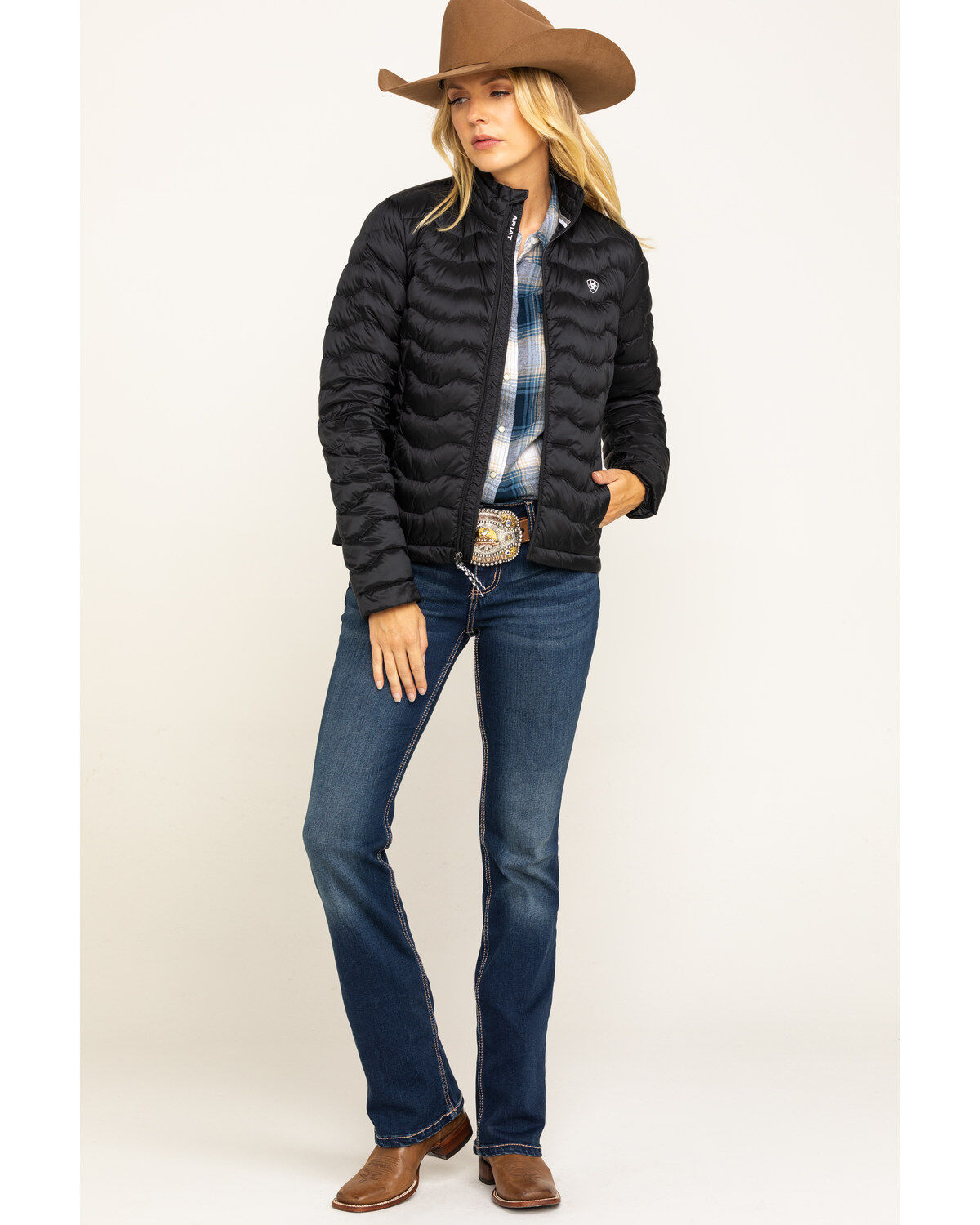 ariat women's black ideal 3.0 down jacket