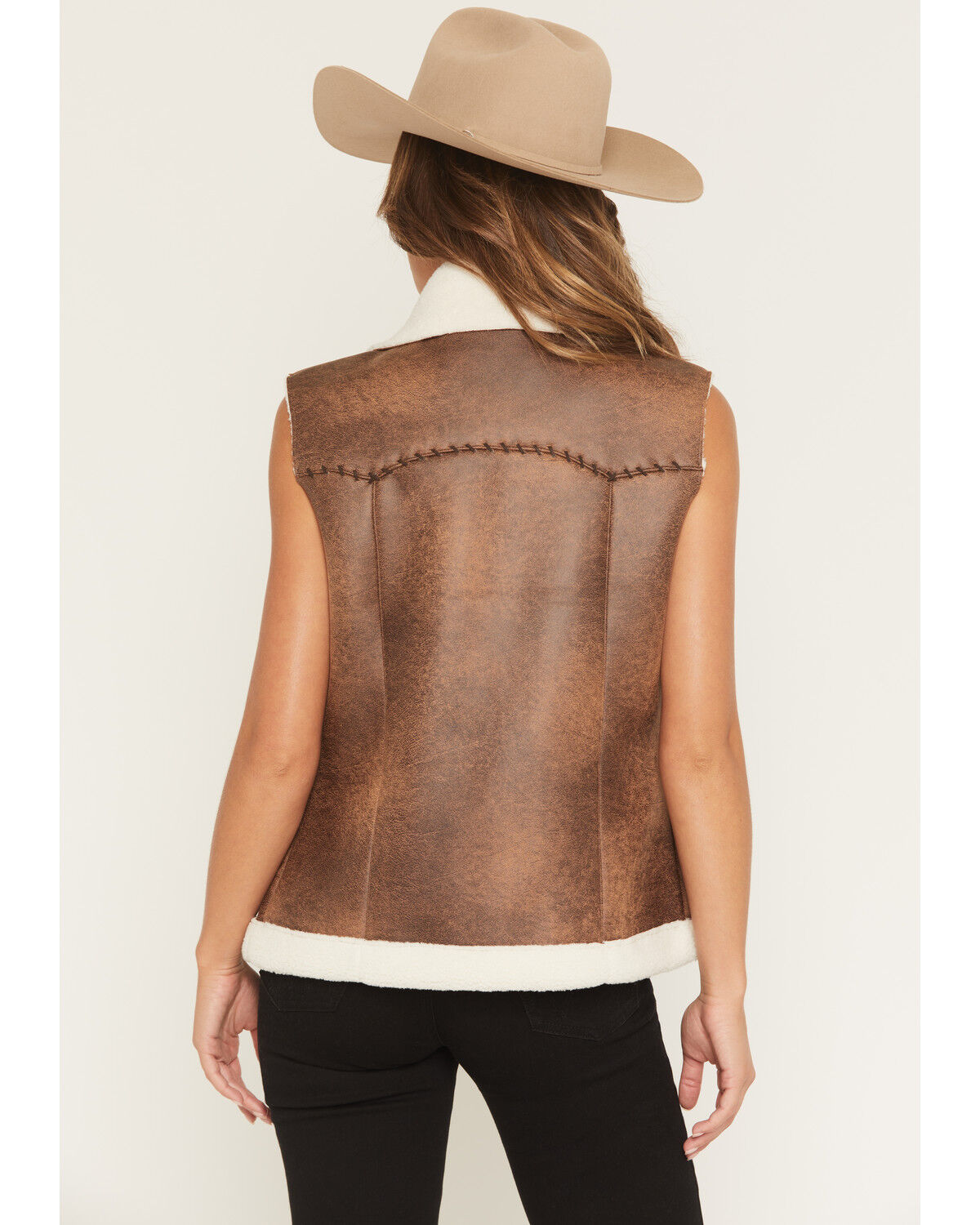 Product Name:  Cripple Creek Women's Shearling Faux Suede Vest