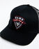 Image #2 - Hawx Men's Ribbon Logo Shield Patch Ball Cap, Black, hi-res