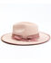 Image #3 - Shyanne Women's Rancher Tonal Fedora, Pink, hi-res