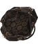 Image #2 - American West Chocolate Cow Town Large Convertible Zip Top Satchel , Chocolate, hi-res