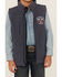 Image #3 - Cowboy Hardware Boys' Cowboy Nation Poly Shell Vest, , hi-res