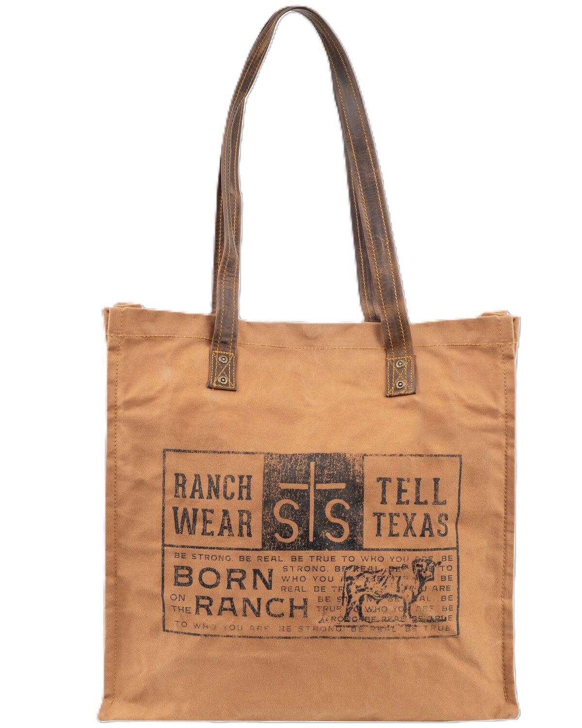 Image #3 - STS Ranchwear by Carroll Men's Ranch Surplus Small Tote, Red, hi-res