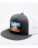 Image #1 - Lazy J Ranch Men's Gray & White Serape Cow Patch Mesh-Back Ball Cap, Grey, hi-res