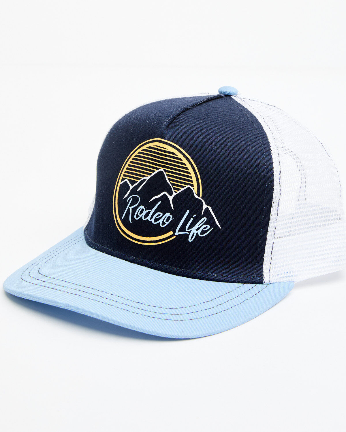 Image #1 - Cinch Women's Rodeo Life Ball Cap, Blue, hi-res