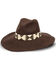Image #1 - Nikki Beach Women's Bonsoa Wool Cowboy Hat, , hi-res