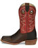 Tony Lama Men's Ronan Western Boots - Broad Square Toe, Chocolate, hi-res