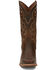 Image #5 - Justin Men's Puncher Brown Western Boots - Broad Square Toe, Brown, hi-res