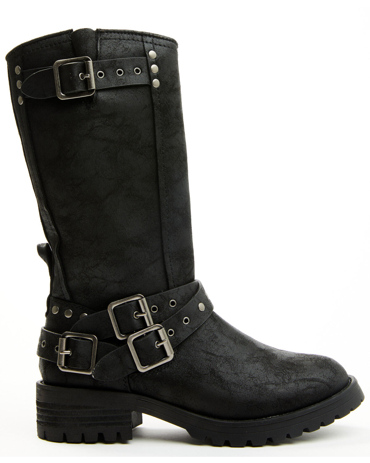Image #2 - Very G Women's Forever Harness Boots - Round Toe, Black, hi-res