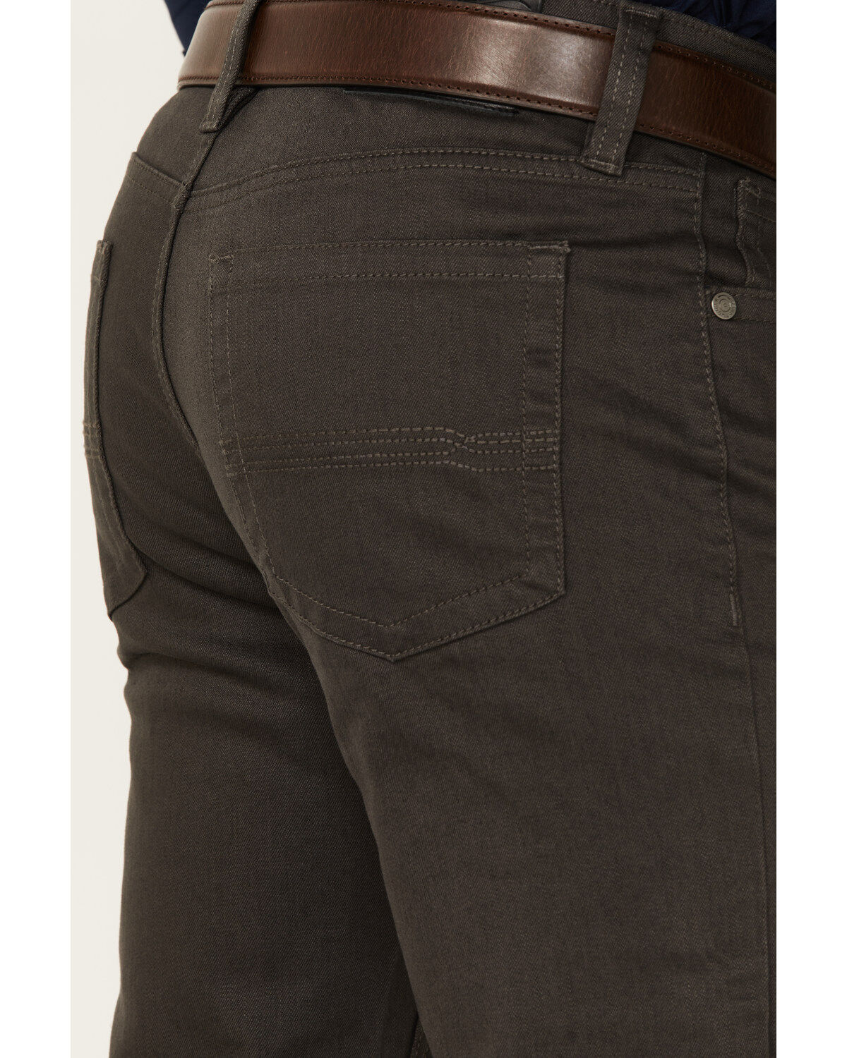 Image #4 - Cody James Men's Appaloosa Gray Wash Slim Straight Stretch Denim Jeans, Grey, hi-res