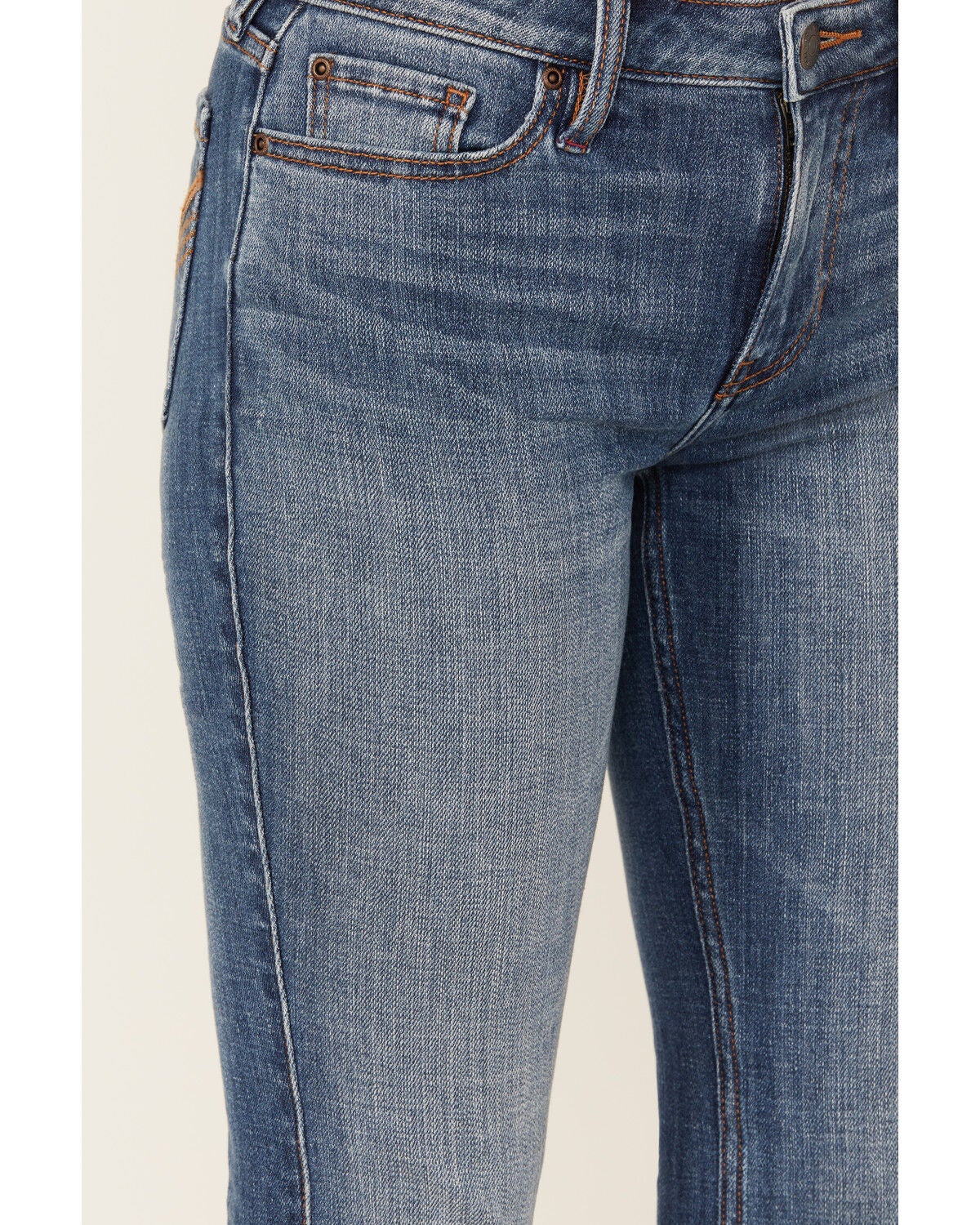 Product Name:  Idyllwind Women's Bayside Rebel Mid Rise Bootcut Super Stretch Denim Jeans