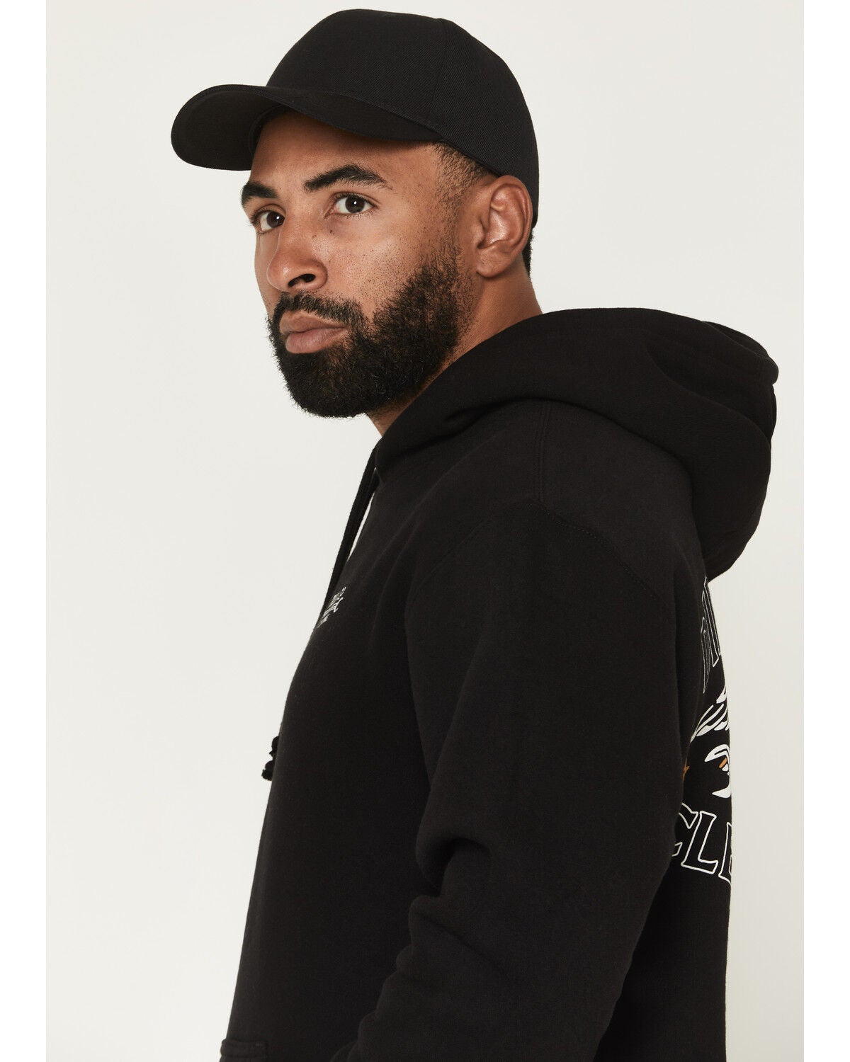 Image #3 - Troll Co Men's DHCM Wing Spanner Hooded Sweatshirt, Black, hi-res